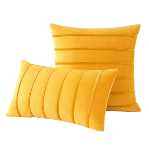 Boho Nordic Textured Knitted Velvet Throw Pillow Covers Christmas Decorative Sofa Bed Woven Decorative Throw Pillows
