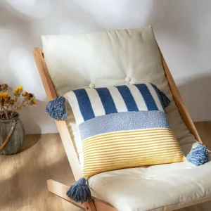 Boho Striped Soft Cushion Cover Customized Luxury Throw Pillow Case King Size Modern Bedroom Removable Portable