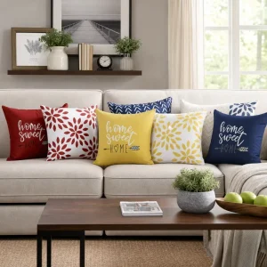 Boho Tribal Throw Pillow Cover Soft Polyester Geometric Striped Chevron Pattern Decorative Cushion Case Shell for Couch