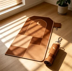 Boran New Cross border Portable Outdoor Keychain Rectangle Carpet with Hook and Waterproof Polyester Material