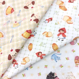 Boutique Organic Eco-Friendly 100% Cotton Custom Digital Printed Breathable Lightweight Poplin Fabric for Boys’ Children’s