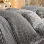 Breathable 100% Cotton Printed Bedding Set Soft 4PCS Duvet Cover Flat Sheet Pillowcase Set Floral Geometric Pattern Bed Linen