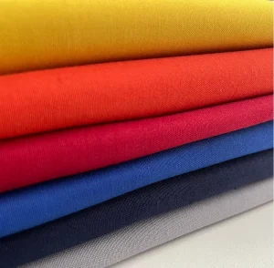 Breathable Acid Alkali Resistant 100% Polyester Woven Plain Dyed Workwear Garment Industry Use Customizable Girls Boys