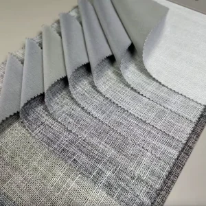 Breathable Cotton and Linen Satin Fabric Nonwoven Woven Knitted with Warp Yarn Dyed Pattern