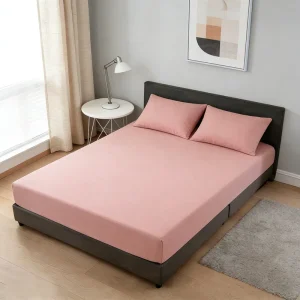 Breathable Earthing Fitted Sheet Silver Fiber Infused Bedding Grounding Bed Sheet