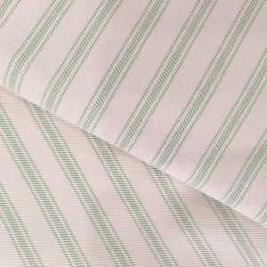 Breathable Herringbone Striped Printed Two-color Yarn-dyed 100% Polyester Canvas Fabric for Girls’ Bags Shoes and Home Textiles