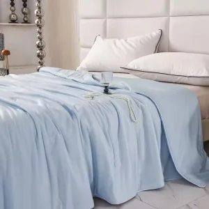 Breathable Lightweight Cooling Comforter Arc Chill Cooling Summer Quilt Soft Air Condition Cooling Comforter for Home