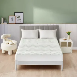 Breathable Mattress Pad Anti Dust Mite Waterproof Quilted Premium Bamboo Mattress Protector