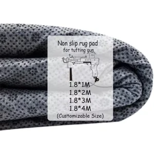 Breathable Melt-Blown Cross/Dot Pattern Non-slip Backing Cloth for Tufted Rugs and Carpets 100% Polyester Eco-Friendly