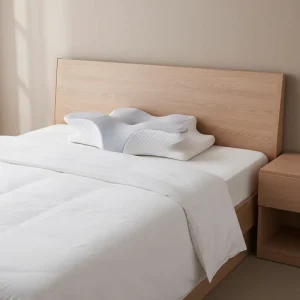 Breathable Modern Orthopedic Cervical Contour Neck Support Pillow Ergonomic Memory Foam Adjustable Wedge Shape Bed Room