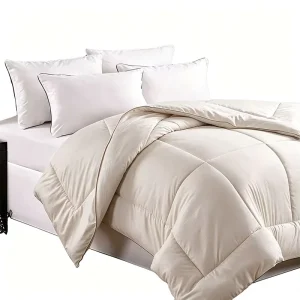 Breathable Polyester Microfiber Duvet Cover Set Hypoallergenic Comforter Duvet Insert