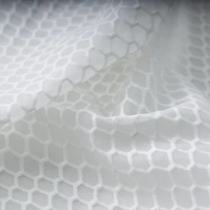 Breathable Small Hexagonal 3D Mesh Fabric Gauze Lightweight Elastic Mattress Upholstery 3D Mattress Fabric Air Mesh Fabric
