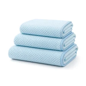 Breathable Solid Color Microfiber Beach Towel 261GSM 90x170cm Quick Dry for Seaside Sunbathing