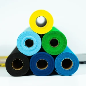 Breathable Spunbond Non Woven Colored Nonwoven Fabric for Textile Nonwoven Fabric Rolls