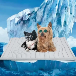 Breathable Washable Ice Silk Summer Pet Cushion Portable Soft Crate Blanket Non Slip Self Cooling Dog Cooling Mat
