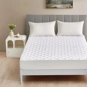 Breathable Waterproof Quilted Mattress Protector Hypoallergenic Mattress Covers Bed Mattress Cover with Deep Pocket