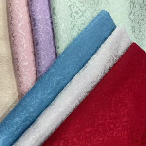 Breathable Yarn Dyed Herringbone Chenille Clothing Fabric Custom Woven 220GSM Upholstery Fabric