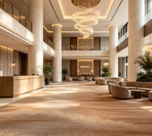 Broadloom Custom Wall to Wall Tufted Carpet 4m Fabric Back Nylon Heavy Traffic Sound Absorbing Project Supply Banquet Lobby