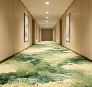 Broadloom Wall to Wall Carpet Home Hotel Restaurant Bedroom Tufted Washable Polyester Nylon Loop Machine Made Reversible