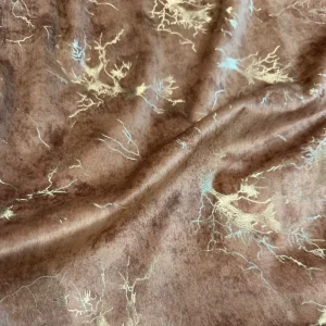 Bronzing Sofa Fabric Stain Resistant Upholstery Fabric for Furniture Manufacturers