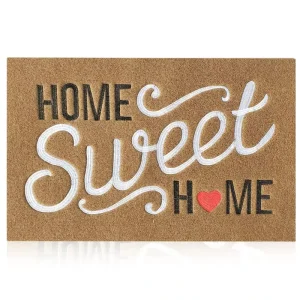 Brown Doormat Outdoor Entrance Door Mats Welcome Mat for Home Custom logo Mat