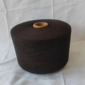 Brown Shade Open End Carded Dyed Recycled Cotton Polyester Yarn for Knitting Socks & Home Textiles