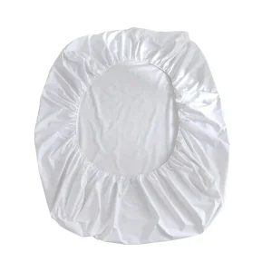 Brushed Fabric Luxury Super Soft Cozy Deep Pocket Waterproof Queen Fitted Sheets White