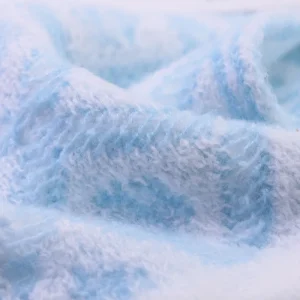 Brushed Fleece Plush Loop Yarn Z Twist Soft Fuzzy Fancy Knitting 4% Wool 93% Polyester 3% Spandex Sweater Scarf Shawl