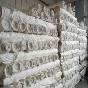Bulk 100% Cotton Textile Fabric Sturdy Woven Muslin for Clothing & Custom Applications