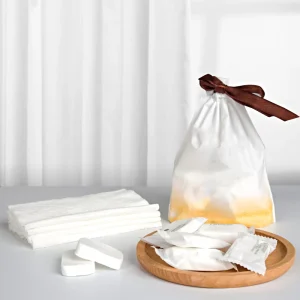 Bulk Compressed Towel 20Packs Disposable Eco-Friendly Travel Wipes Tablets Compact Dry Tissues for Hotel Salon Spa