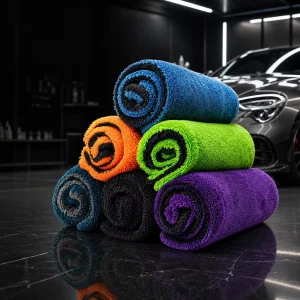Bulk Factory 1200GSM Thick Twisted Loop Car Drying Towels 60*90cm Absorbent Microfiber Cleaning Cloths for Auto Detailing