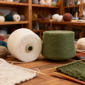 Bulk Luxury Brushed Cashmere Silk Yarn Soft Thread 12 1 NM Knitting Blended Yarn for Scarves Coats