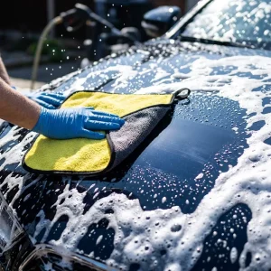 Bulk Microfiber Car Detailing Towel Custom Color Auto Wash Cloth High Performance Car Cleaning Rags
