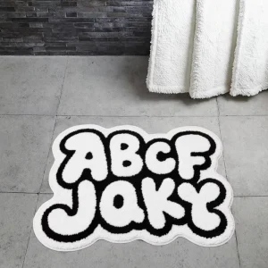 Bulk Order Anti-Skid Quick-Dry Customizable Geometric Microfiber Rug for Kids’ Room Space Near Doors