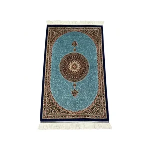 Bulk Order Discount Luxury Turquoise European Classic Rug Modal Fabric Silk Fringe Ready Stock 80*120cm