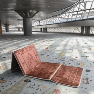 Bulk Order Luxury Backrest Medical Prayer Mat Rug Carpet Recline Chair Muslim