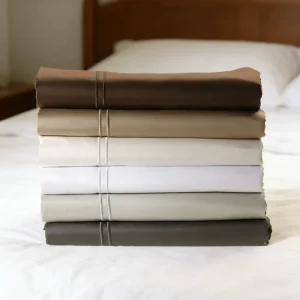 Bulk Production Stain Resistant Queen Size Bedsheets King Size Polyester Cotton White Flat Sheet