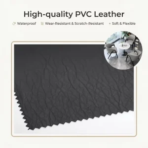 Bulk Purchase New Arrival PVC Leather Fabric Knitted Backing Waterproof Anti Mildew for Sofa Car Seat Furniture