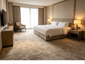 Bulk Resale Trade Firm Polyester Guest Room Broadloom Carpet Anti wear Custom Art Free Swatch Hotel Bedroom Projects