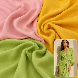 Bulk Solid Dyed 100% Rayon Fabric 30S 45S Viscose Material Woven Rayon Fabric For Clothing Factories