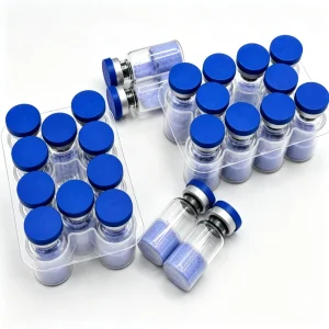 Bulk Supply GHK Cu Blue Copper Lyophilized Powder Cosmetic Grade Raw Material for Facial Care