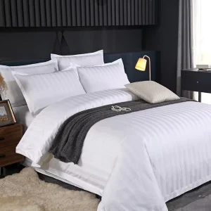 Bulk Supply Luxury Woven Solid 100% Polyester 300TC Anti wrinkle Heavy Duty Bedding Sets Bed Sheets Set 120gsm Hotel Standard