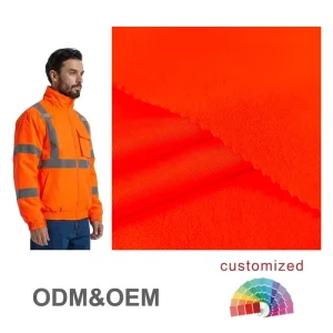 Bulk Supply Premium 190GSM Abrasion Resistant Breathable Fabric Tricot Fabric Polyester Fabric for Mining Uniform