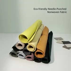 Bulk Supply Recycled Needle Punched Felt Fabric Eco Friendly Ultra Thin Lightweight Sustainable Material with High Tear