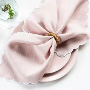 Bulk White Polyester Table Napkins Linen Feel Trayliner for Wedding Party Disposable Tea Towel Souvenir