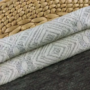Bulky Jacquard Knit Fabric for Women’s Autumn Springwear Jackets Short Sleeves and Dresses