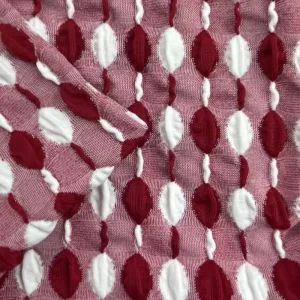 Bulky Yarn Dyed Jacquard Knit Fabric for Women’s Autumn Springwear Jackets Pants Dresses Vests and Loungewear