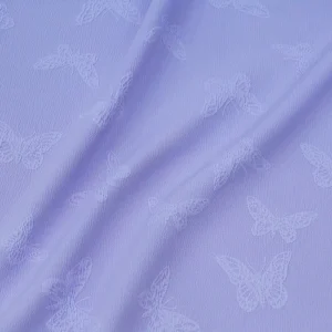 Butterfly 4 Way Stretch Embossed Jacquard Fabric For Chinese Style Tang Suit Qipao And Costume Apparel