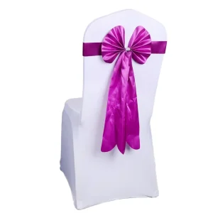 Butterfly Chair Sashes Polyester Material Handmade Durable for Christmas and Thanksgiving Decor