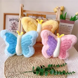 Butterfly Super Soft Plush Toy Bedside Pillow Sofa Throw Pillow Seating Decor Waist Support Cushion Stuffed Animal